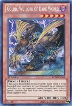 Goldd, Wu-Lord of Dark World (LCJW-EN246) - Legendary Collection 4: Joey's World 1st Edition