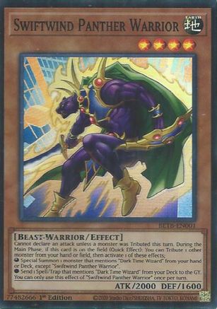 Swiftwind Panther Warrior - BETB-EN001 - Beyond the Brave 1st Edition