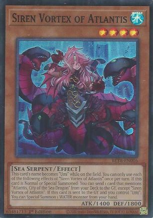 Siren Vortex of Atlantis - BETB-EN016 - Beyond the Brave 1st Edition