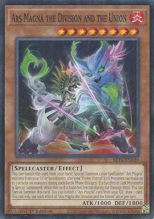 Ars Magna the Division and the Union - BETB-EN020 - Beyond the Brave 1st Edition