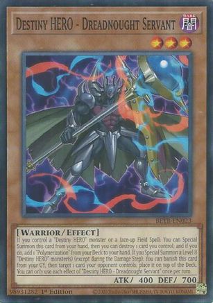 Destiny HERO - Dreadnought Servant - BETB-EN023 - Beyond the Brave 1st Edition