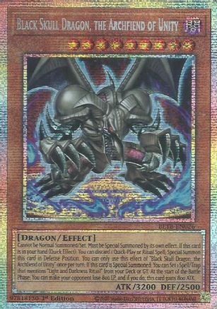 Black Skull Dragon, the Archfiend of Unity (Starlight Rare) - BETB-EN026 - Beyond the Brave 1st Edition