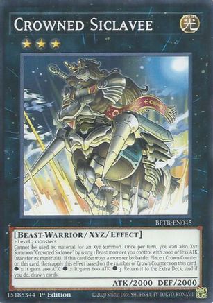 Crowned Siclavee - BETB-EN045 - Beyond the Brave 1st Edition