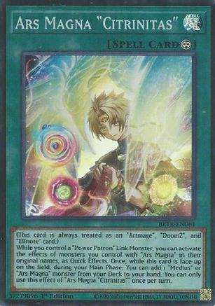 Ars Magna "Citrinitas" - BETB-EN061 - Beyond the Brave 1st Edition