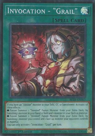 Invocation - "Grail" - BETB-EN067 - Beyond the Brave 1st Edition