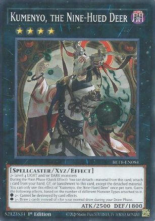 Kumenyo, the Nine-Hued Deer - BETB-EN084 - Beyond the Brave 1st Edition
