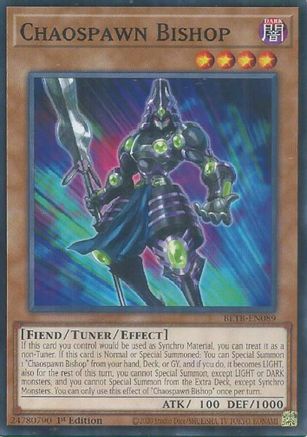 Chaospawn Bishop - BETB-EN089 - Beyond the Brave 1st Edition