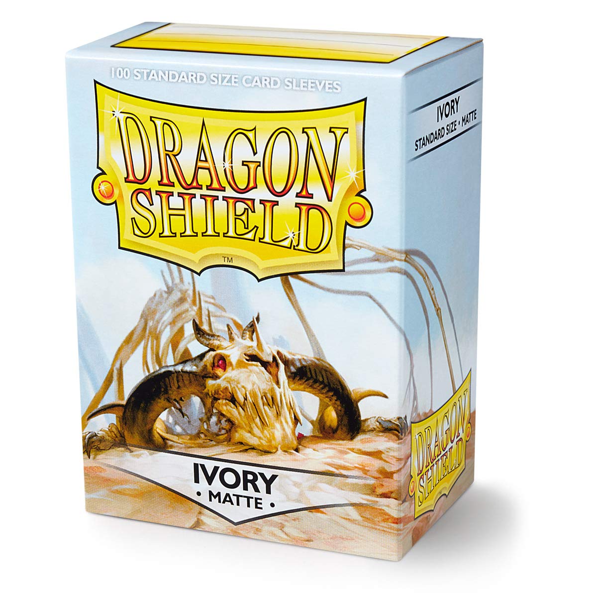 Dragon Shield Standard Size 100ct Sleeves Ivory