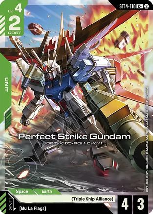 Perfect Strike Gundam (C+) (ST14-010) - Starter Deck 14 Heavy Dominion Holofoil