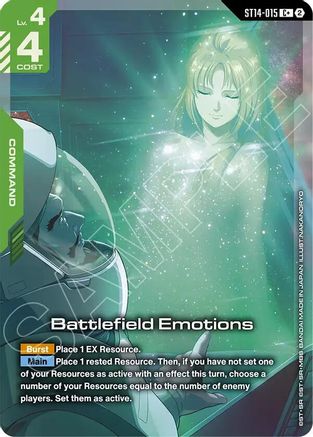 Battlefield Emotions (C+) (ST14-015) - Starter Deck 14 Heavy Dominion Holofoil