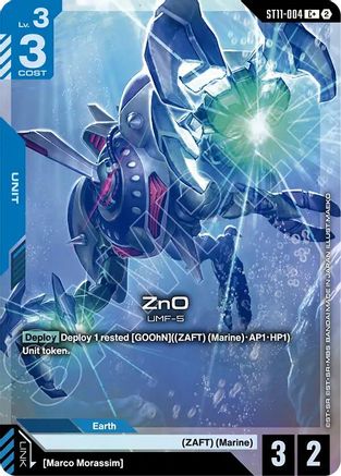 ZnO (C+) (ST11-004) - Starter Deck 11 Aquatic Assault Holofoil