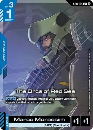 The Orca of Red Sea (C+) (ST11-014) - Starter Deck 11 Aquatic Assault Holofoil