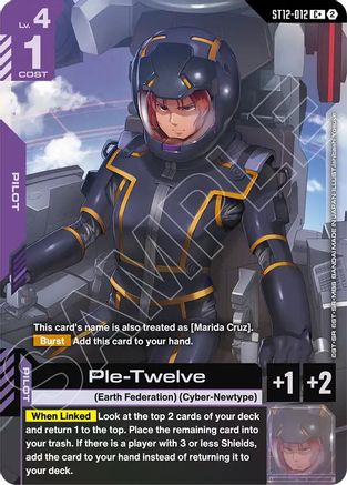 Ple-Twelve (C+) (ST12-012) - Starter Deck 12 Raging Onslaught Holofoil