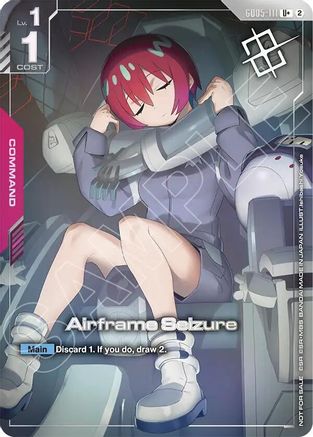 Airframe Seizure (Store Tournament Winner Pack 06) - GD05-111 - Gundam Promotional Cards Holofoil