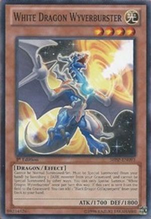 White Dragon Wyverburster (SHSP-EN093) - Shadow Specters 1st Edition