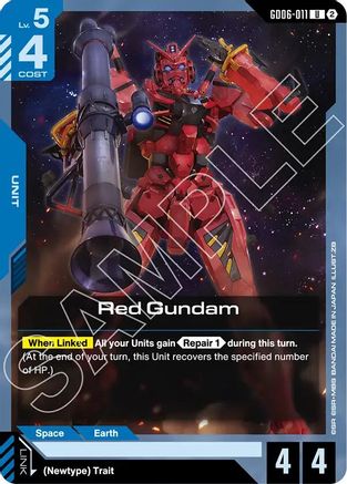 Red Gundam - GD06-011 - Stardust Trails