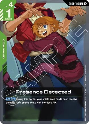 Presence Detected - GD06-106 - Stardust Trails