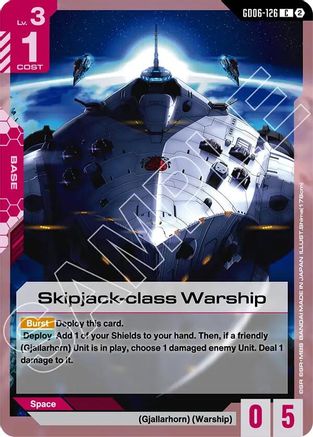 Skipjack-class Warship - GD06-126 - Stardust Trails