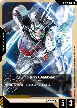 Gundam Calibarn Token - T-035 - Stardust Trails
