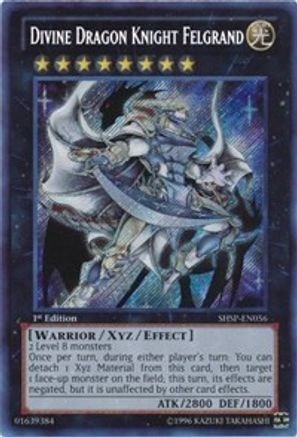 Divine Dragon Knight Felgrand (SHSP-EN056) - Shadow Specters 1st Edition