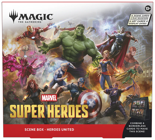 Magic The Gathering Marvel Super Heroes Scene Box (Heroes United)