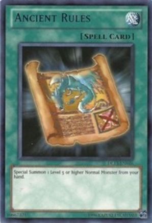 Ancient Rules (Red) - DL13-EN016 - Duelist League Promo Unlimited
