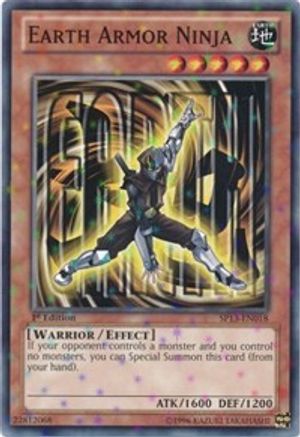 Earth Armor Ninja (Starfoil) (SP13-EN018) - Star Pack 2013 Unlimited