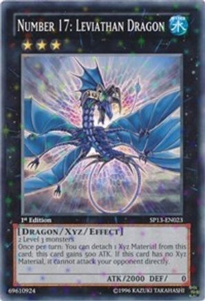 Number 17: Leviathan Dragon (Starfoil) (SP13-EN023) - Star Pack 2013 Unlimited