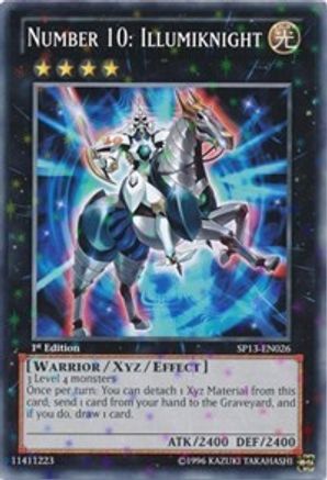 Number 10: Illumiknight (Starfoil) (SP13-EN026) - Star Pack 2013 Unlimited