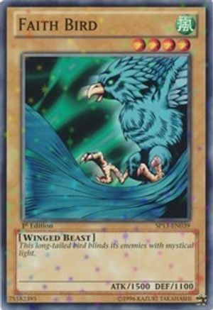 Faith Bird (Starfoil) (SP13-EN039) - Star Pack 2013 Unlimited