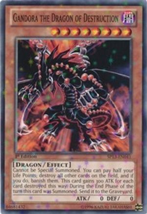 Gandora the Dragon of Destruction (Starfoil) (SP13-EN041) - Star Pack 2013 Unlimited