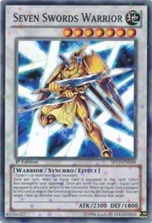 Seven Swords Warrior (Starfoil) (SP13-EN048) - Star Pack 2013 Unlimited