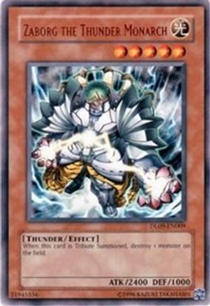 Zaborg the Thunder Monarch (Bronze) (DL09-EN009) - Duelist League Promo Unlimited