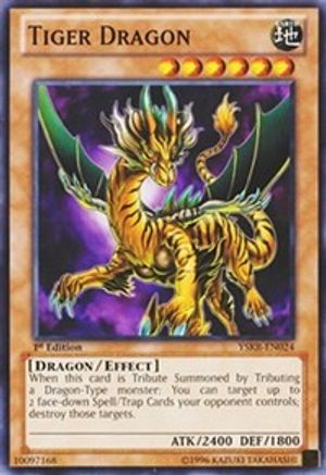 Tiger Dragon (YSKR-EN024) - Starter Deck: Kaiba Reloaded Unlimited