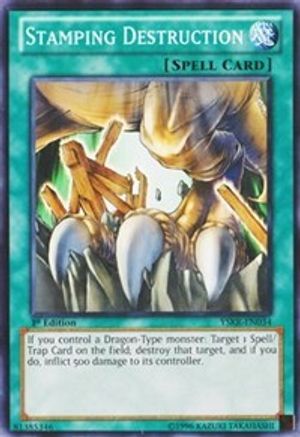 Stamping Destruction (YSKR-EN034) - Starter Deck: Kaiba Reloaded 1st Edition