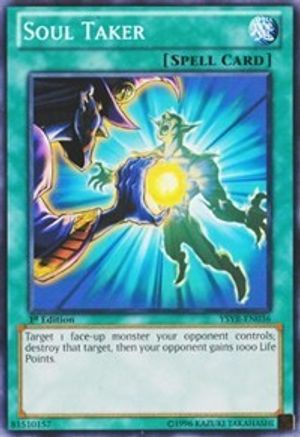 Soul Taker (YSYR-EN036) - Starter Deck: Yugi Reloaded 1st Edition