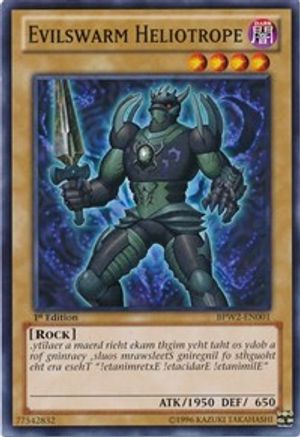Evilswarm Heliotrope (BPW2-EN001) - Battle Pack 2: War of the Giants – Round 2 1st Edition