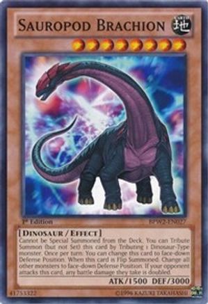 Sauropod Brachion (BPW2-EN027) - Battle Pack 2: War of the Giants – Round 2 1st Edition