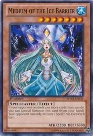 Medium of the Ice Barrier (BPW2-EN031) - Battle Pack 2: War of the Giants – Round 2 1st Edition