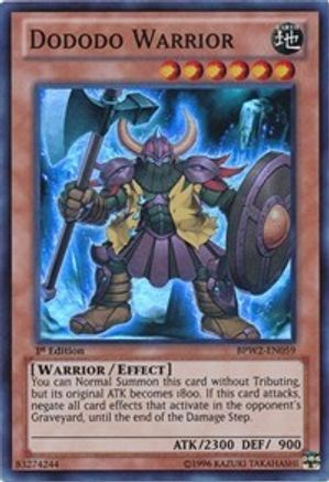 Dododo Warrior (BPW2-EN059) - Battle Pack 2: War of the Giants – Round 2 1st Edition