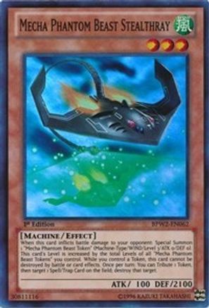 Mecha Phantom Beast Stealthray (BPW2-EN062) - Battle Pack 2: War of the Giants – Round 2 1st Edition