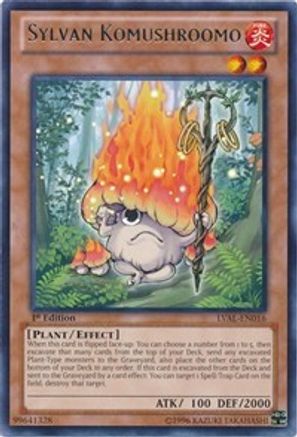 Sylvan Komushroomo (LVAL-EN016) - Legacy of the Valiant Unlimited