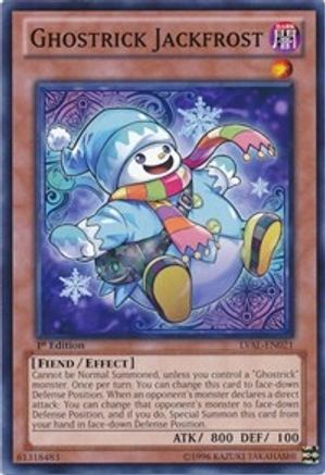Ghostrick Jackfrost (LVAL-EN021) - Legacy of the Valiant 1st Edition