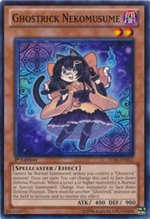 Ghostrick Nekomusume (LVAL-EN023) - Legacy of the Valiant 1st Edition