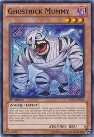 Ghostrick Mummy (LVAL-EN025) - Legacy of the Valiant Unlimited