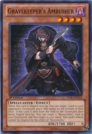 Gravekeeper's Ambusher (LVAL-EN032) - Legacy of the Valiant 1st Edition