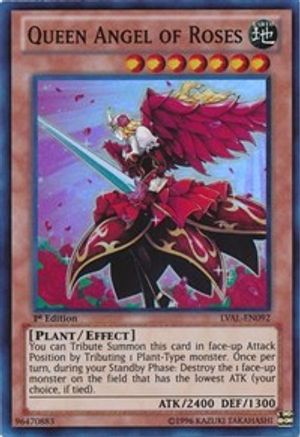 Queen Angel of Roses (LVAL-EN092) - Legacy of the Valiant 1st Edition