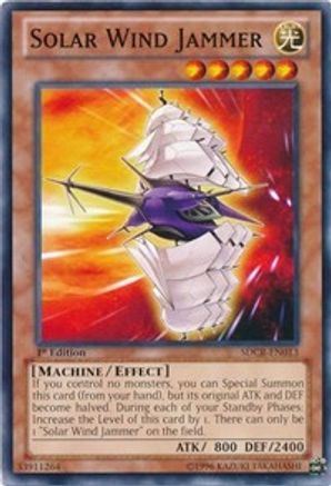 Solar Wind Jammer (SDCR-EN013) - Structure Deck: Cyber Dragon Revolution 1st Edition