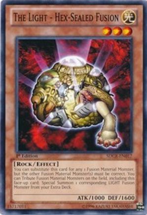 The Light - Hex-Sealed Fusion (SDCR-EN017) - Structure Deck: Cyber Dragon Revolution 1st Edition