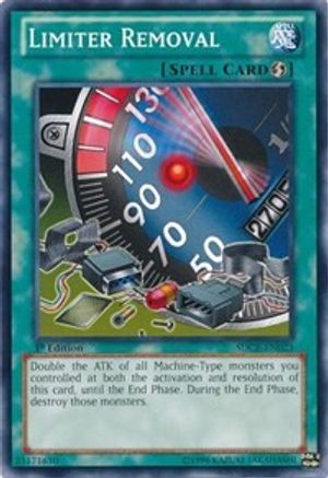 Limiter Removal (SDCR-EN023) - Structure Deck: Cyber Dragon Revolution Unlimited
